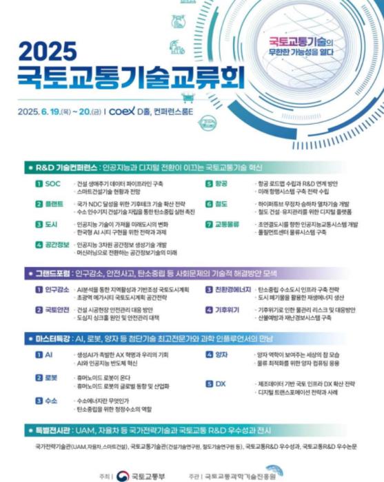 AI, DX 등 국토교통기술 혁신 위해 국토교통 산·학·연 한자리에 모여 기사 이미지